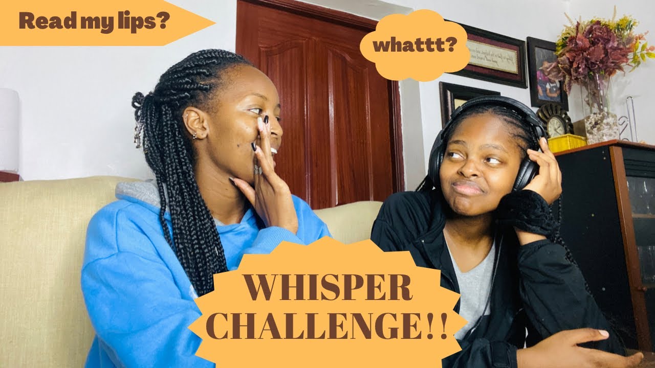 Hillarious!!Whisper Challenge with Kiki🎧🎶😂❤️
