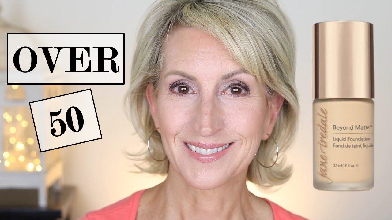JANE IREDALE BEYOND MATTE FOUNDATION | Is it good for OVER 50 SKIN? You decide!