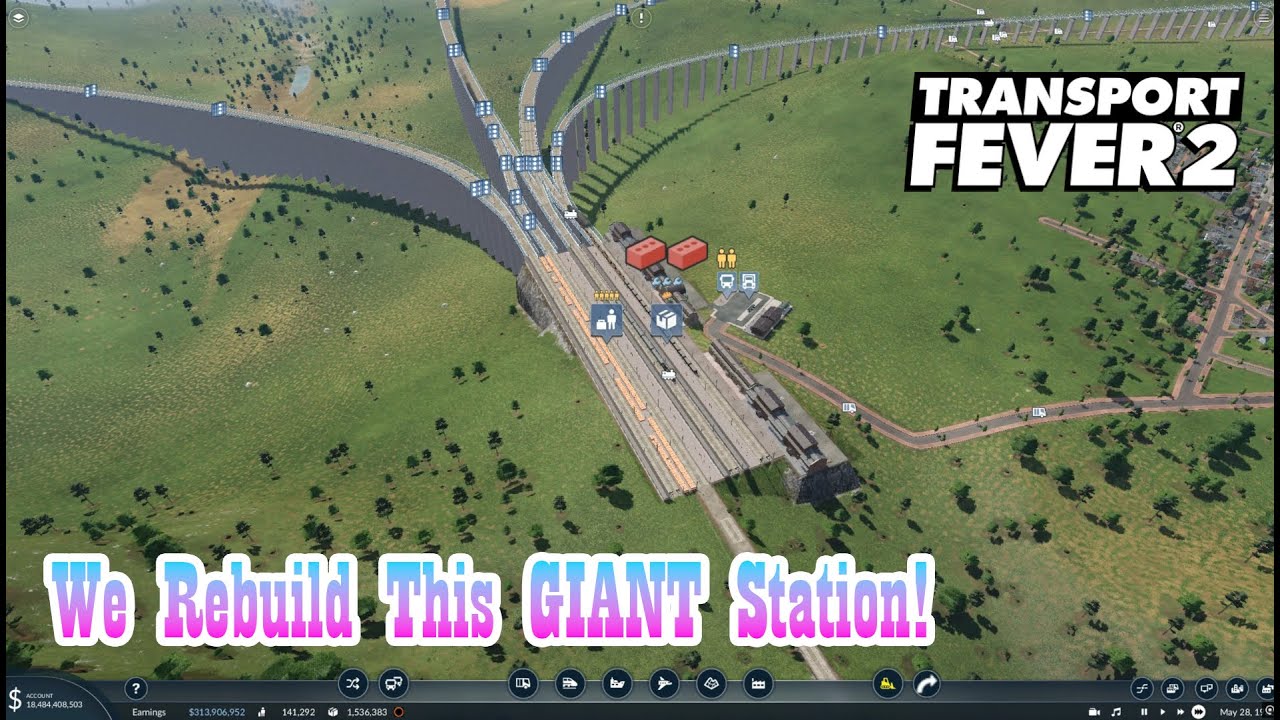 We Rebuild This GIANT Station! 🚆 | Transport Fever 2