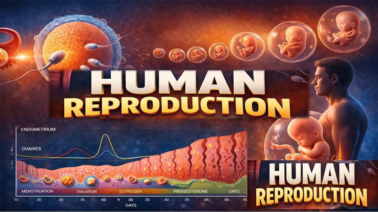 HUMAN REPRODUCTION CLASS 12 [GRADE 12 LIFE SCIENCE] THUNDEREDUC (MALE AND FEMALE STRUCTURES) M.SAIDI