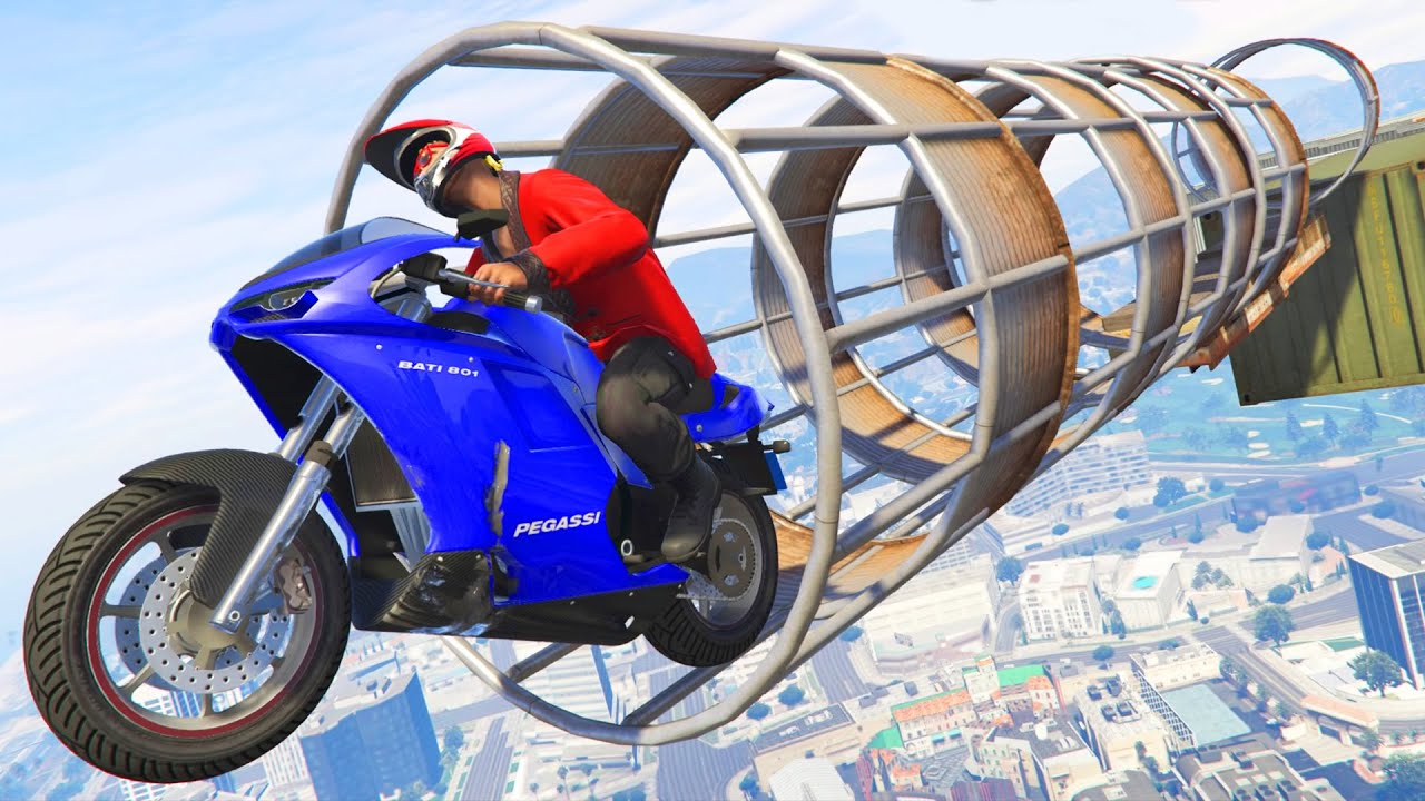 EPIC CANON A MOTO !!! (Délire GTA 5)