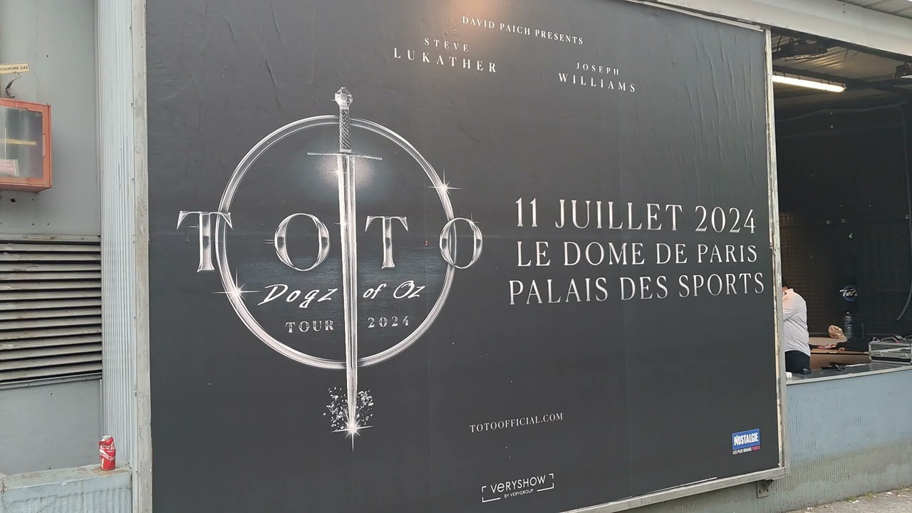 @TOTO!! LE DOME DE PAR&Iacute;S ( PALAIS DES SPORTS) 11.07.2024 🎤🎸🎹🎶🎵🎼
