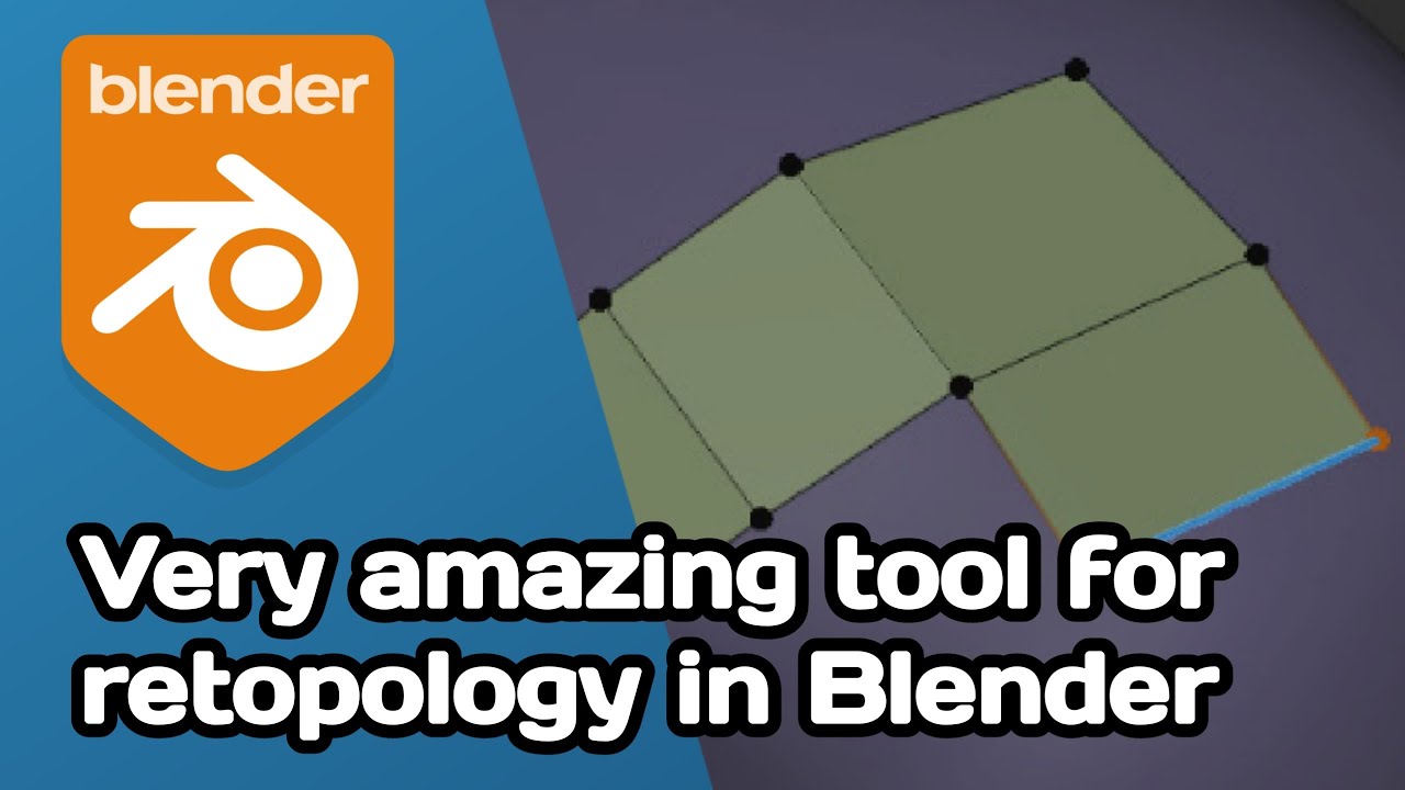 Как использовать инструмент Polybuild для ретопологии | Уроки моделирования в Blender