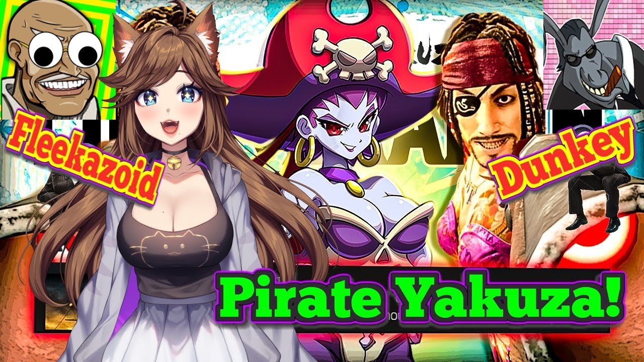 [ЯР-ХАРДЖИМЭМАШИТЕ!] Обзоры Pirate Yakuza от FLEEKAZOID и Video Game Dunkey Reaction