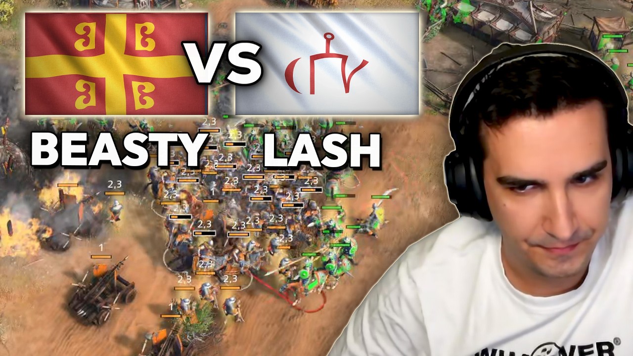 Macedonian Dynasty vs Golden Horde Imperial Battle in AOE4...