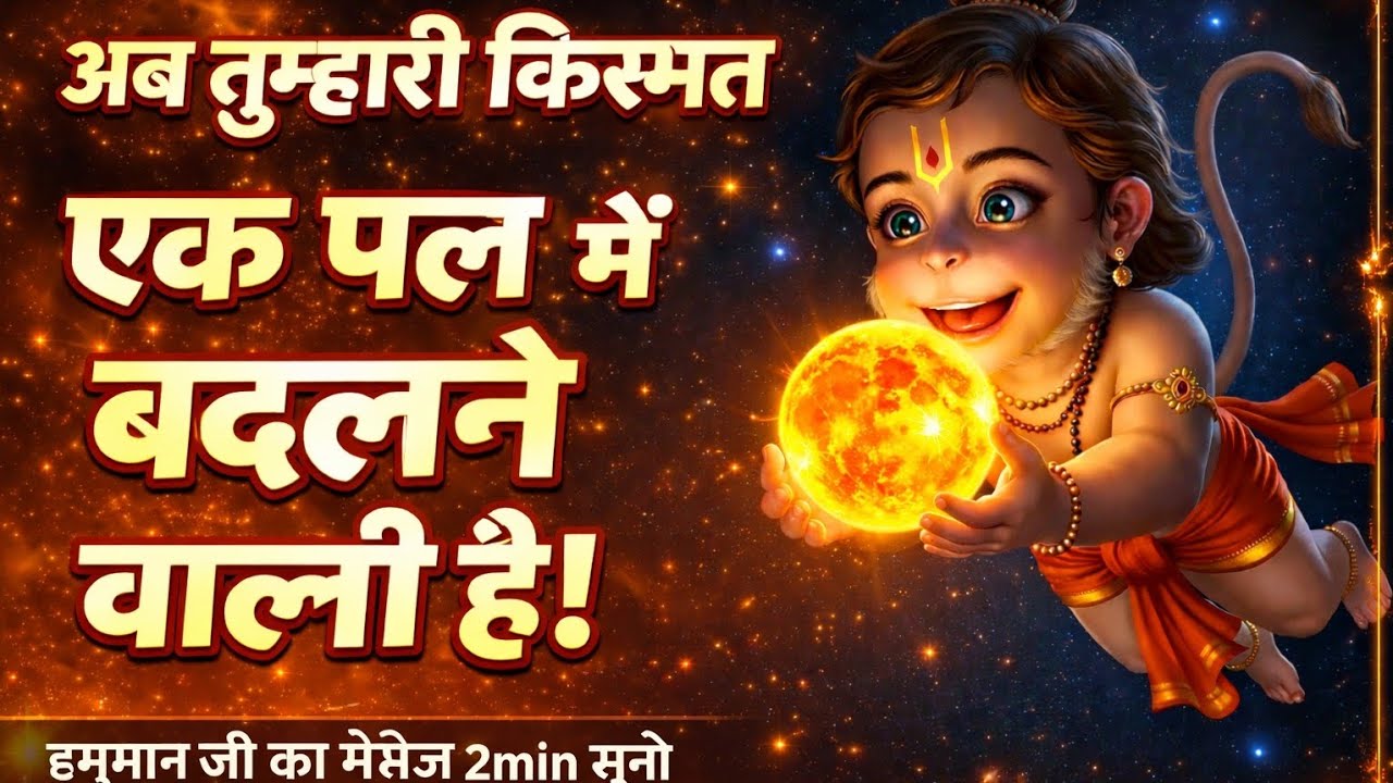 अब तुम्हारी किस्मत  एक पल में  बदलने वाली हैं ||HANUMAN Ji Ka message 💌...