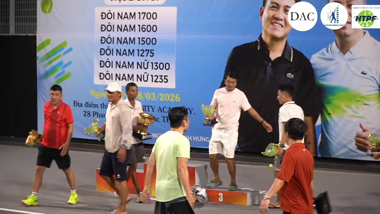 Chung Kết Đôi Nam 1275 - DAC Open Cup - Nam Roger/Huy Q9 🆚 Chính ĐL/Bình LK