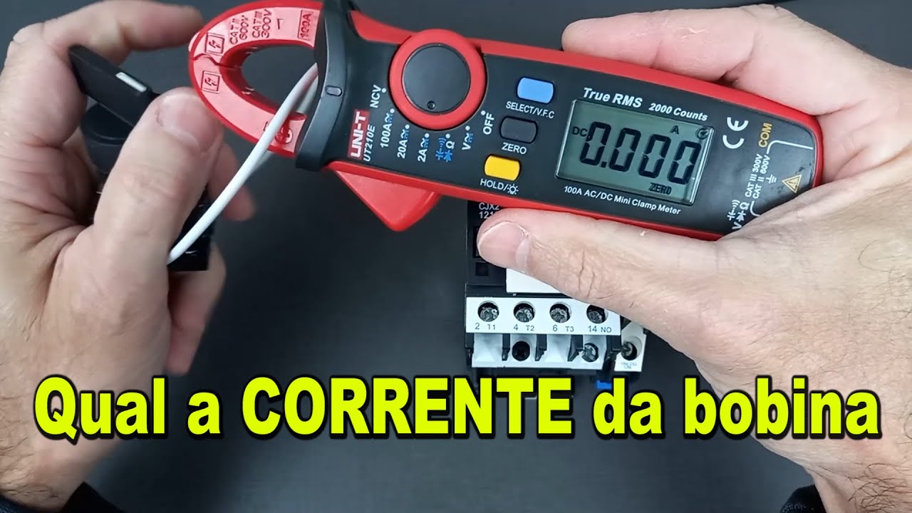 Qual a CORRENTE da bobina de um CONTATOR