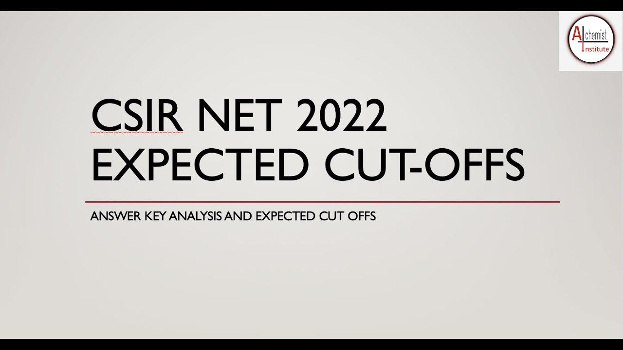 NET 2022 EXPECTED CUTOFF| CHEMICAL SCIENCE| PAPER ANALYSIS & EXPECTED CUTOFF