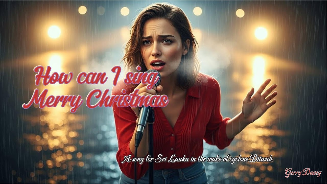 How can I sing Merry Christmas/a song for Sri Lanka's recovery/Give your time, and love/Gerry Davey