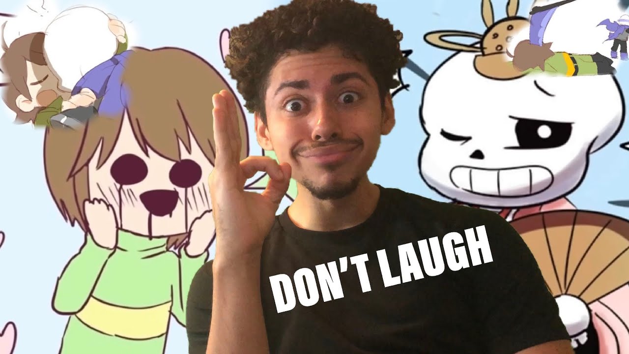 I WON’T LAUGH | Sans - Try Not To Laugh Challenge [ Undertale Comic Dub Compilation ] REACTION!