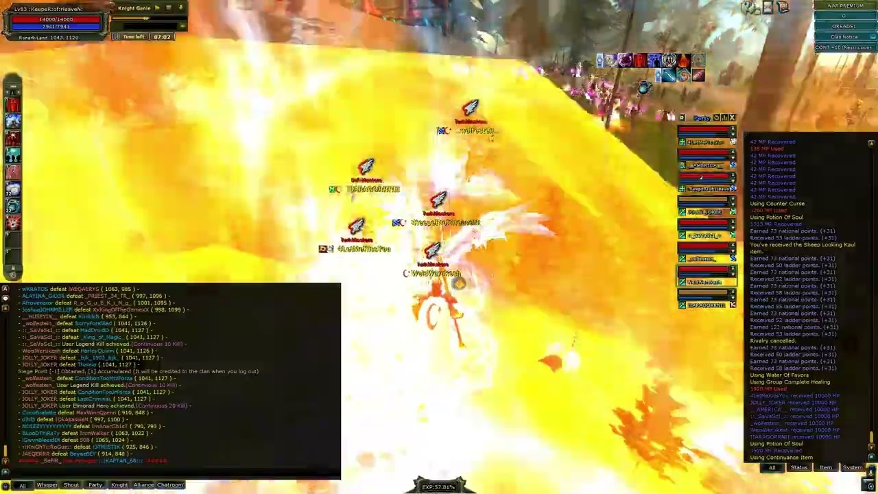 TurkMasters Knight online Oreads Ronarkland pk movie 10