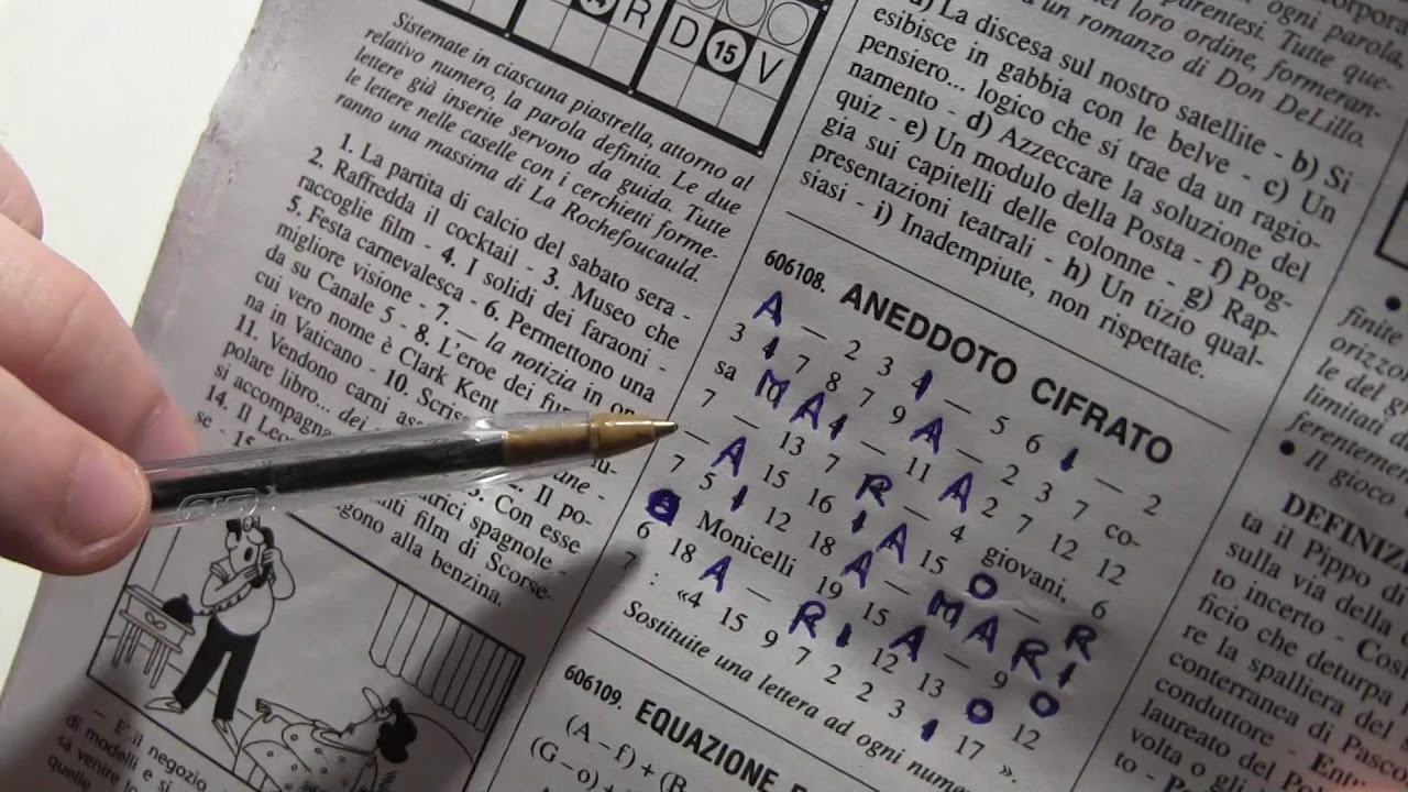 Aneddoto cifrato (3)