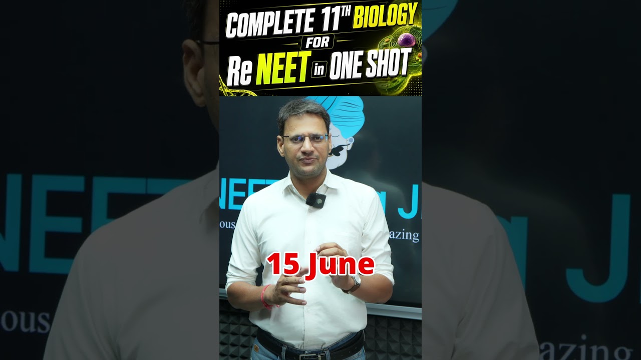 Complete Class 11 Biology One Shot for Re-NEET 2026 | Full Revision in One Video