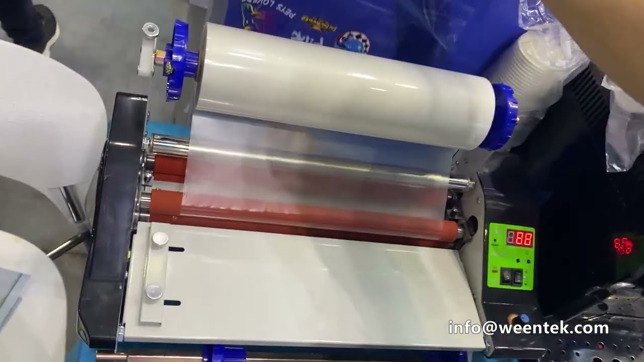 LeFu LF360S Automatic Laminator for Crystal Label, UV Transfer Sticker, Cultural Sticker