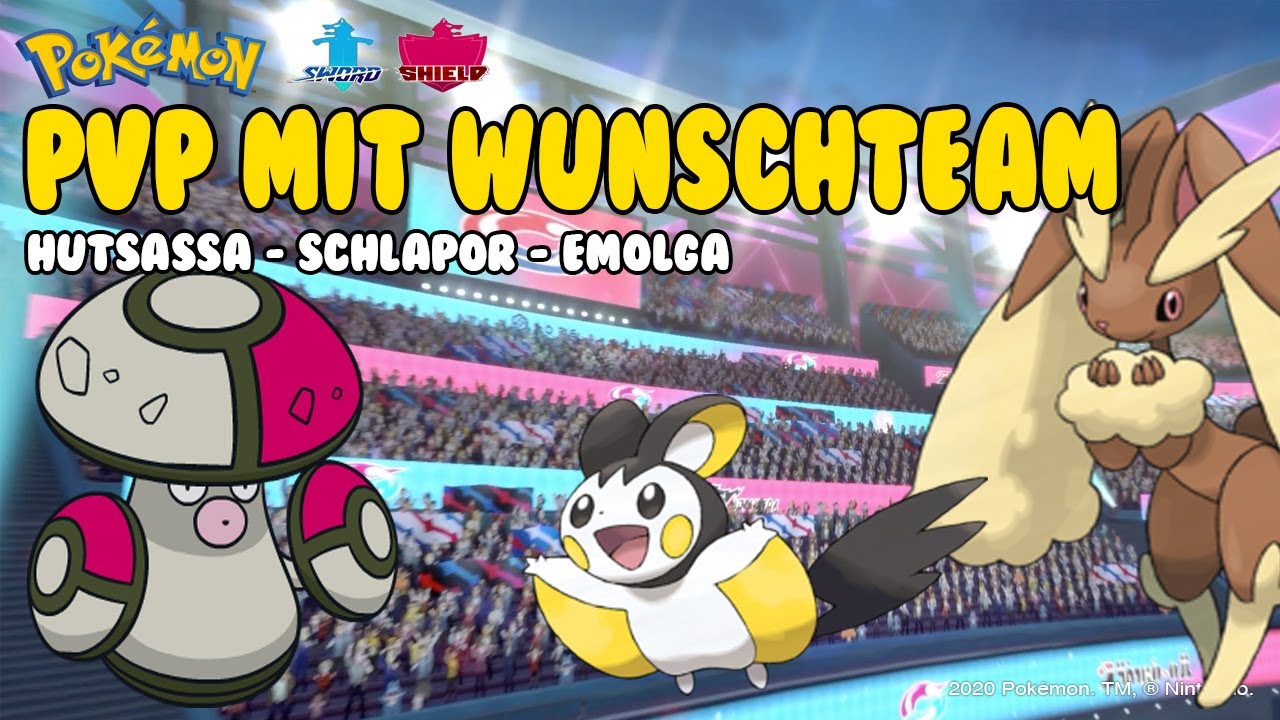 PVP Mit Wunschteam | Schlapor - Hutsassa | Emolga ★ Pokemon Schwert und Schild