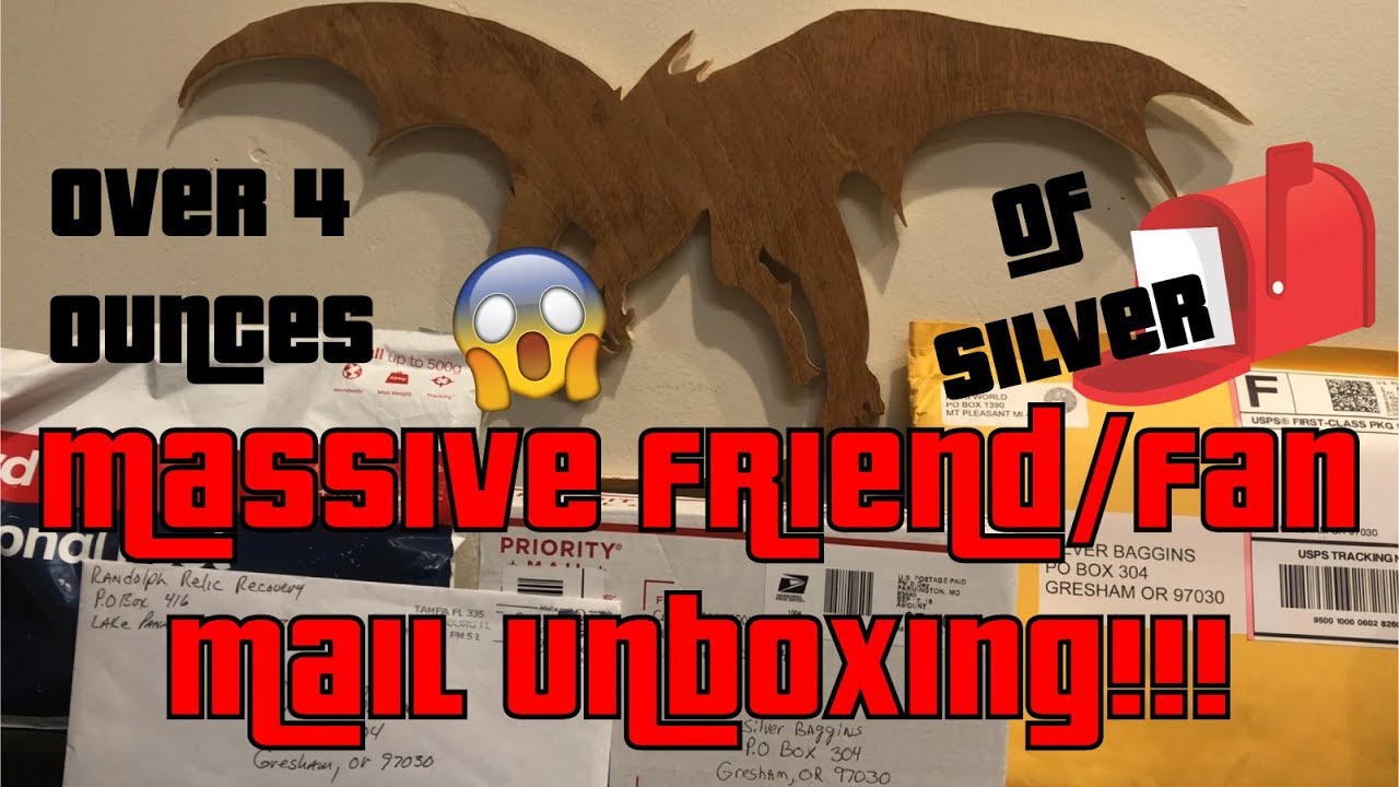 Massive Friend/Fan Mail Unboxing