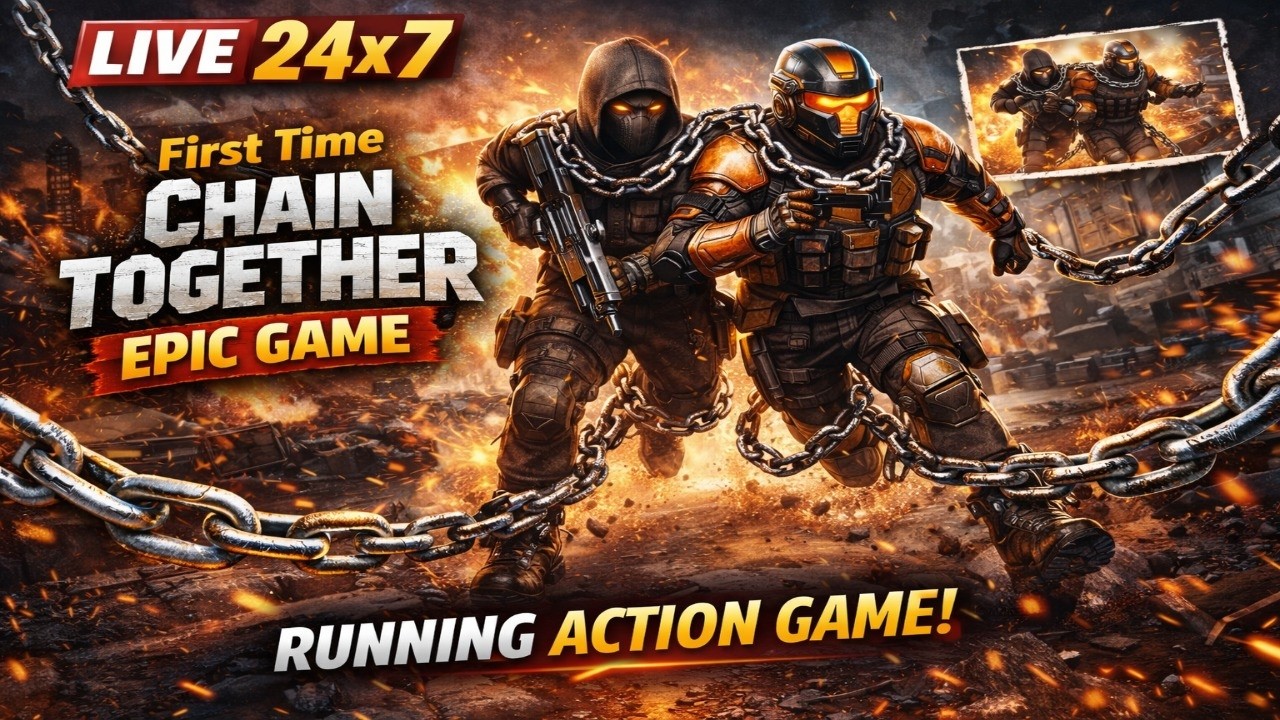 Chain Together Live 24x7 | First Time Playing This Epic Game 🔥