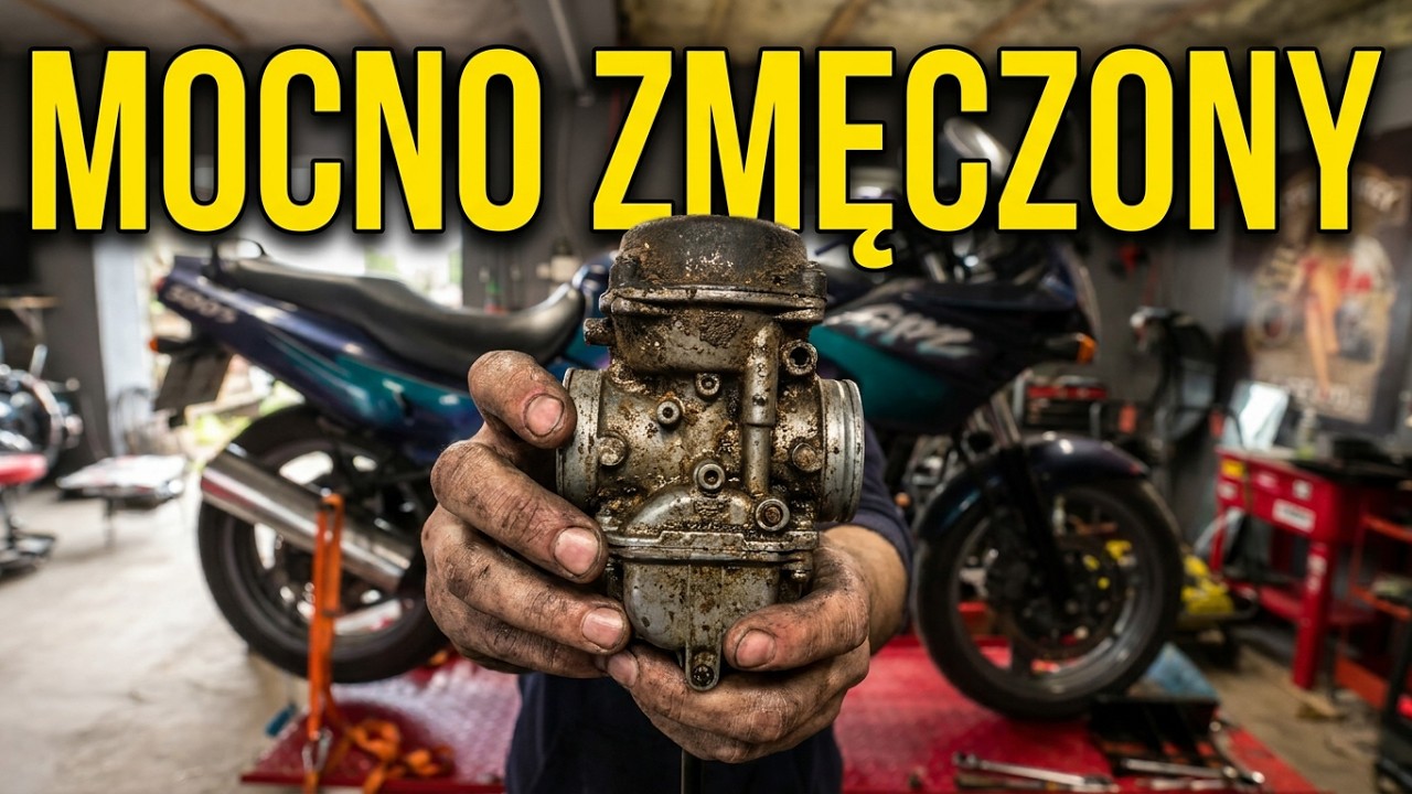 Kawasaki GPZ 500 S nie odpala po dłuższym postoju...mocno zmęczony egzemplarz ...