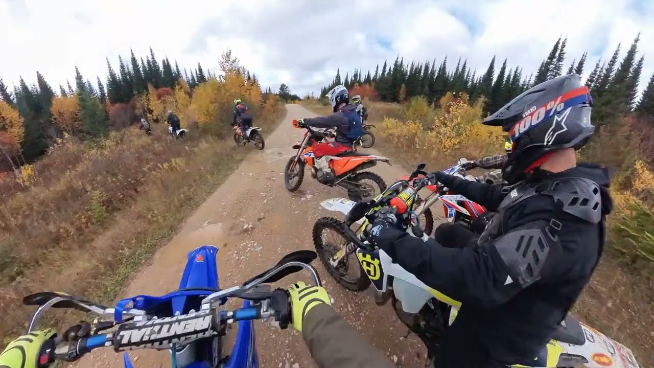 YZ250X Lady Slipper Road Corner Brook Newfoundland Enduro