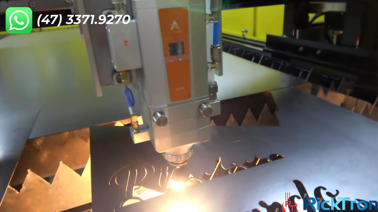 Máquina de laser para corte de chapas de metal com 2000W
