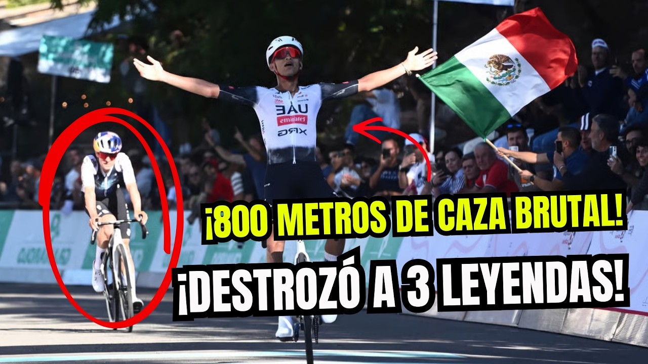 ¡Así cazó ISAAC DEL TORO AL DOBLE CAMPEÓN OLÍMPICO y DESTROZÓ A 3 GIGANTES en el GIRO DELL'EMILIA! 🔥