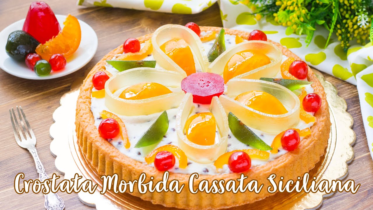 Crostata Morbida Cassata Siciliana - Versione Semplice della Classica Cassata Siciliana- 55Winston55