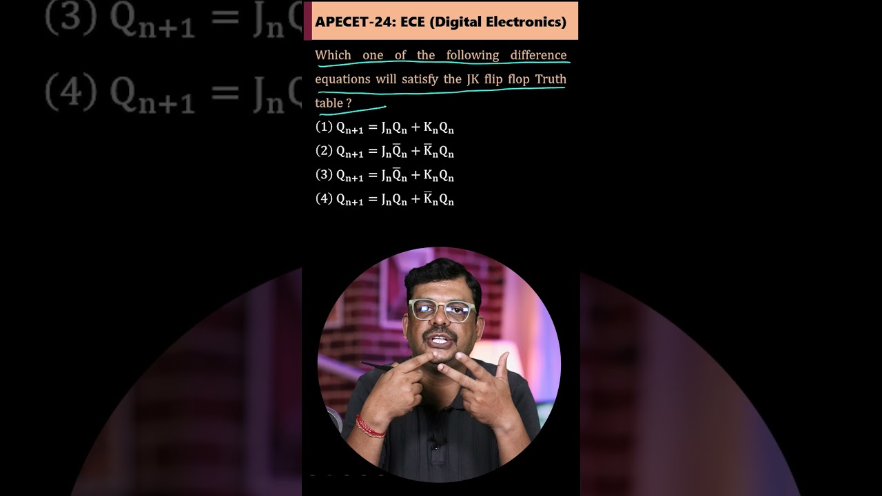 APECET - 24 Exam ECE Paper Solution (Digital Electronics) 