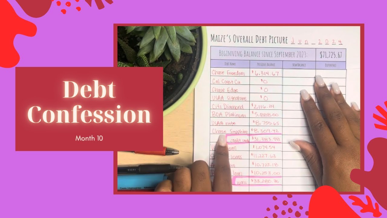 Confessions of a Tax Collector in Debt &ndash; Month 10 Debt Picture Update