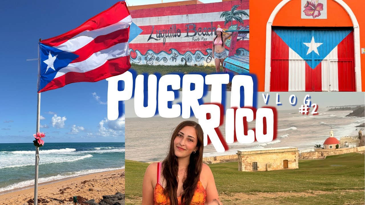ENCONTRAMOS PERRITOS EN UNA PLAYA DE PUERTO RICO! *vlog #2* | Aguss Herzz