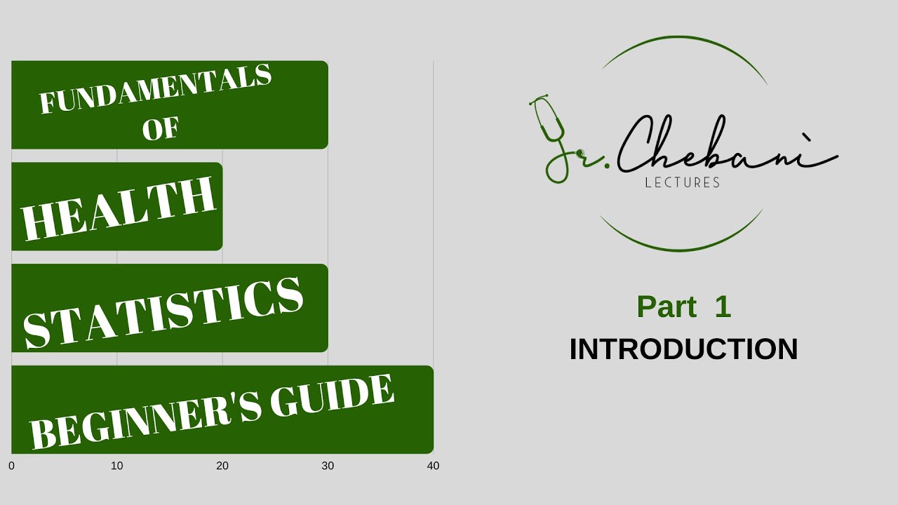 Health Statistics 1 | Beginner's Guide Intro. (2020)
