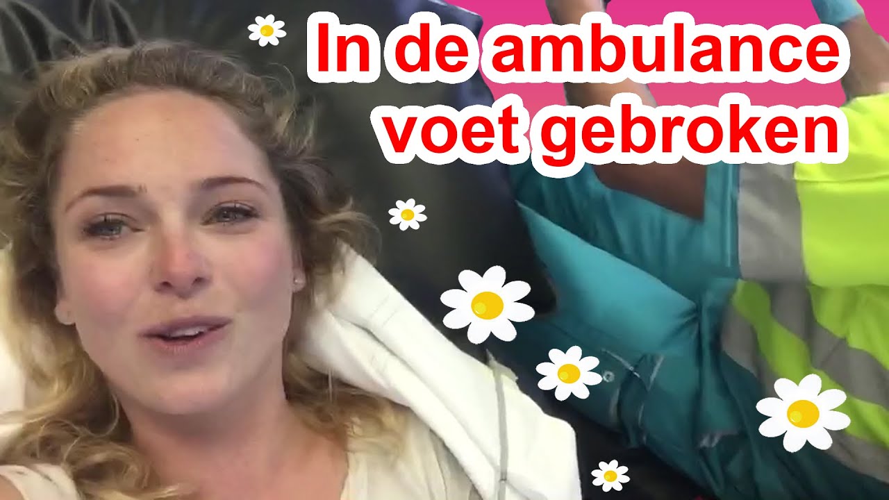 Wappie ! Voet gebroken en enkelbanden gescheurd| Het is Lente!