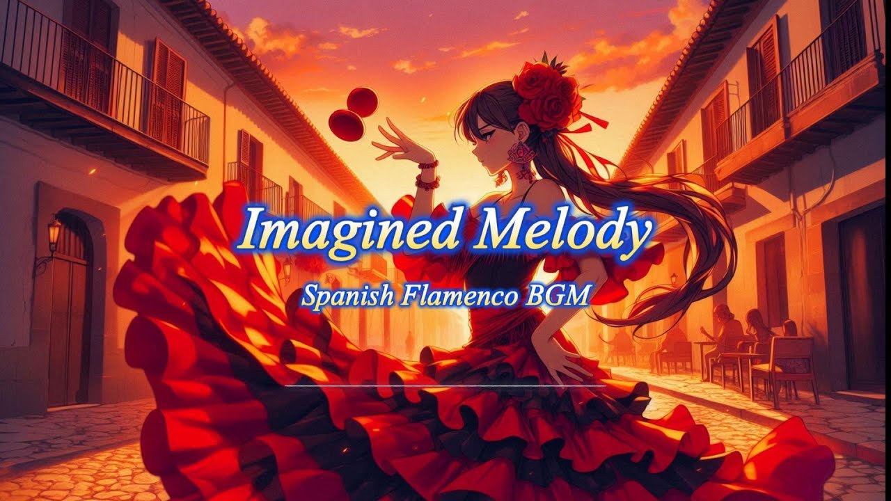 Spanish BGM | Sunset Flamenco Streets Background Music | Imagined Melody