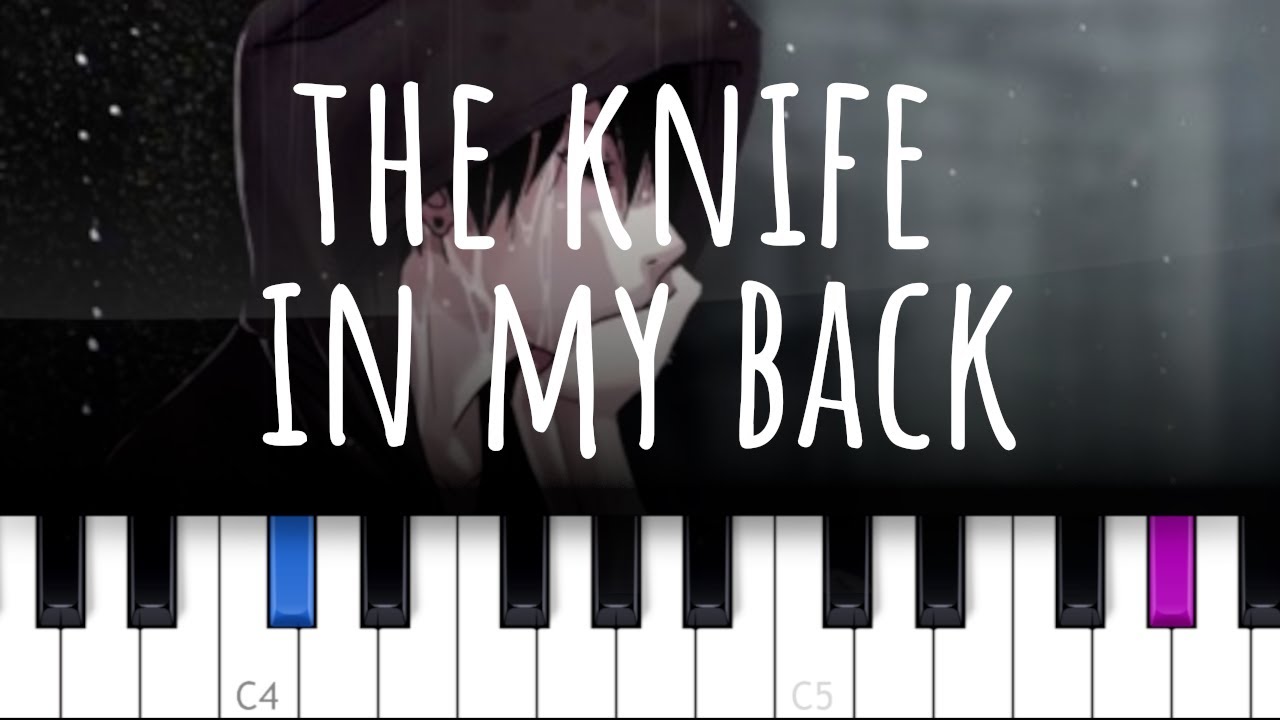 The Knife In My Back ~ Alec Benjamin (piano tutorial)