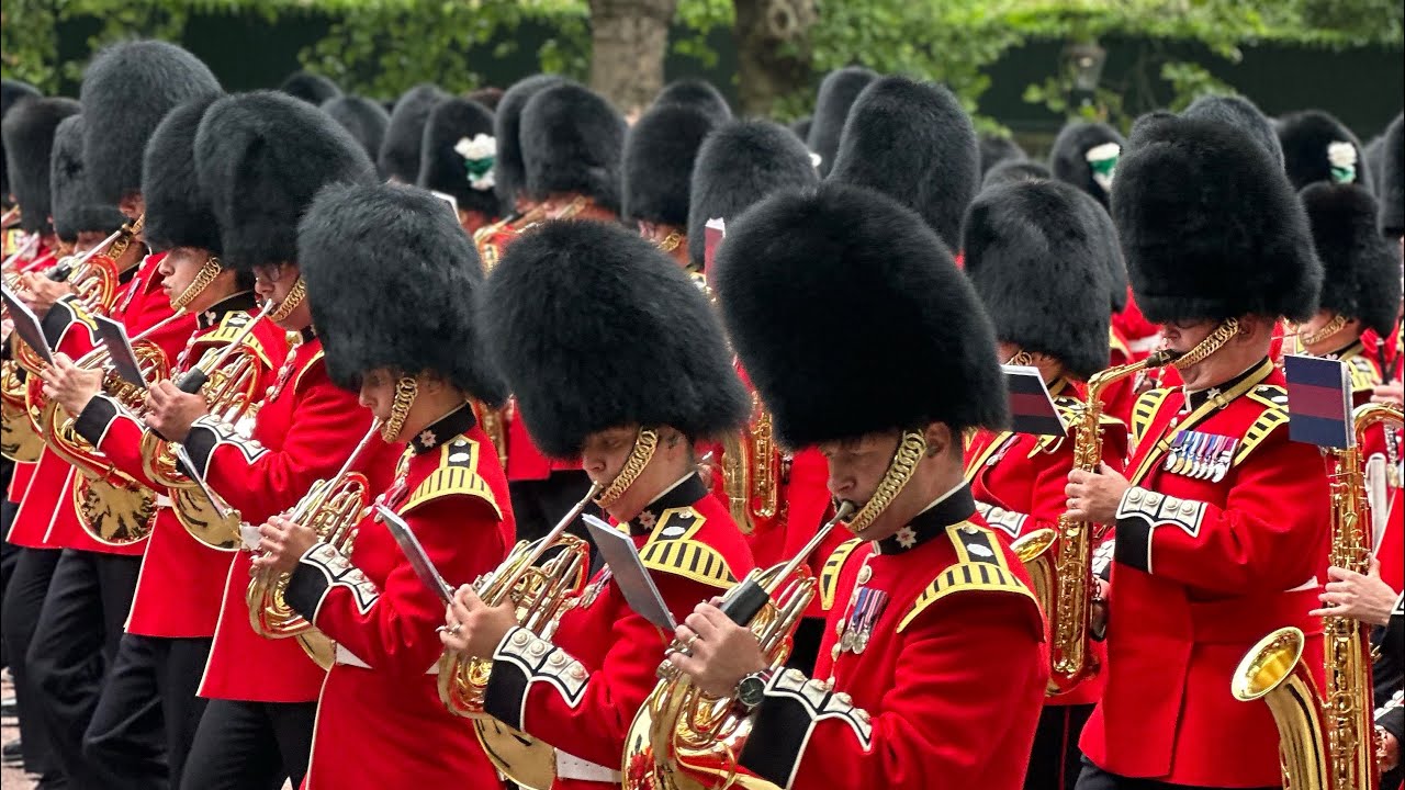 Trooping the Colour: Major General’s Review, Massed Bands March Down the Mall