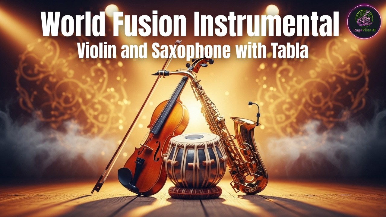World Fusion Instrumental | Indian Violin and Saxophone with Tabla