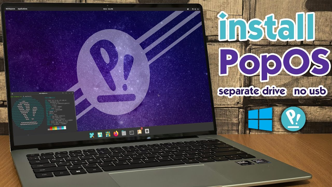 How To Install Pop!_OS On Separate Drive | Dual Boot With Windows | No USB | UEFI