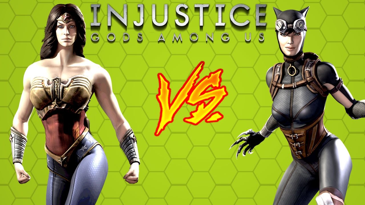 MULHER MARAVILHA VS MULHER GATO - Injustice: Gods Among Us Ultimate Edition