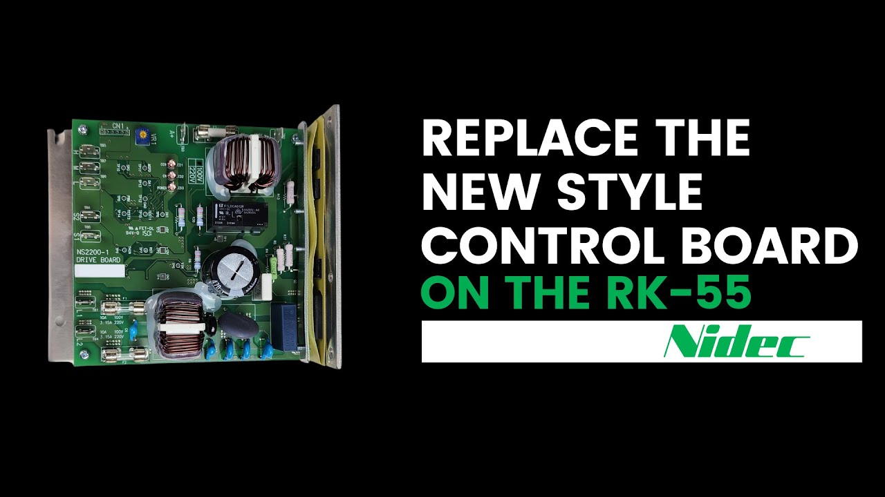 EUR - Replacing the New Style Control Board on the RK-55
