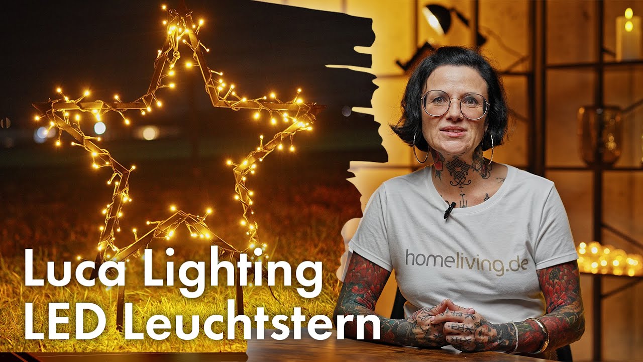 Luca Lighting LED Gartenstecker Leuchtstern Produktvorstellung