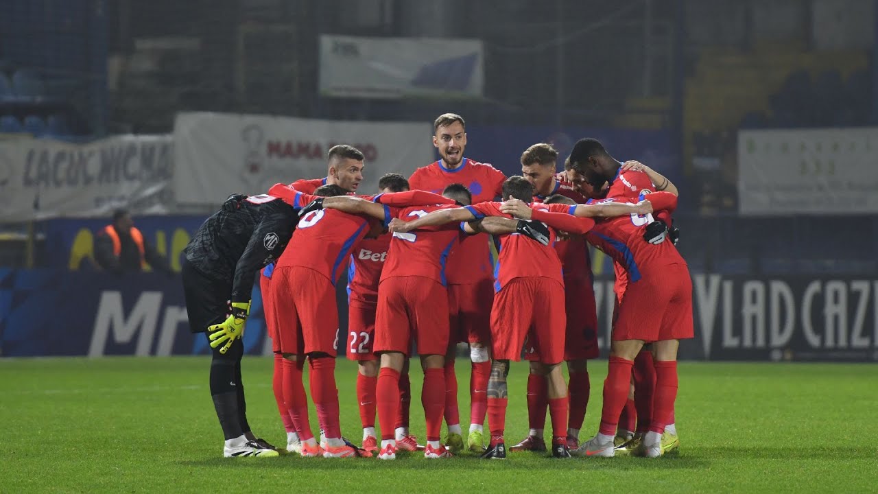REZUMAT | Slobozia - FCSB 0-2. Campioana c&acirc;știgă &icirc;n superioritate numerică
