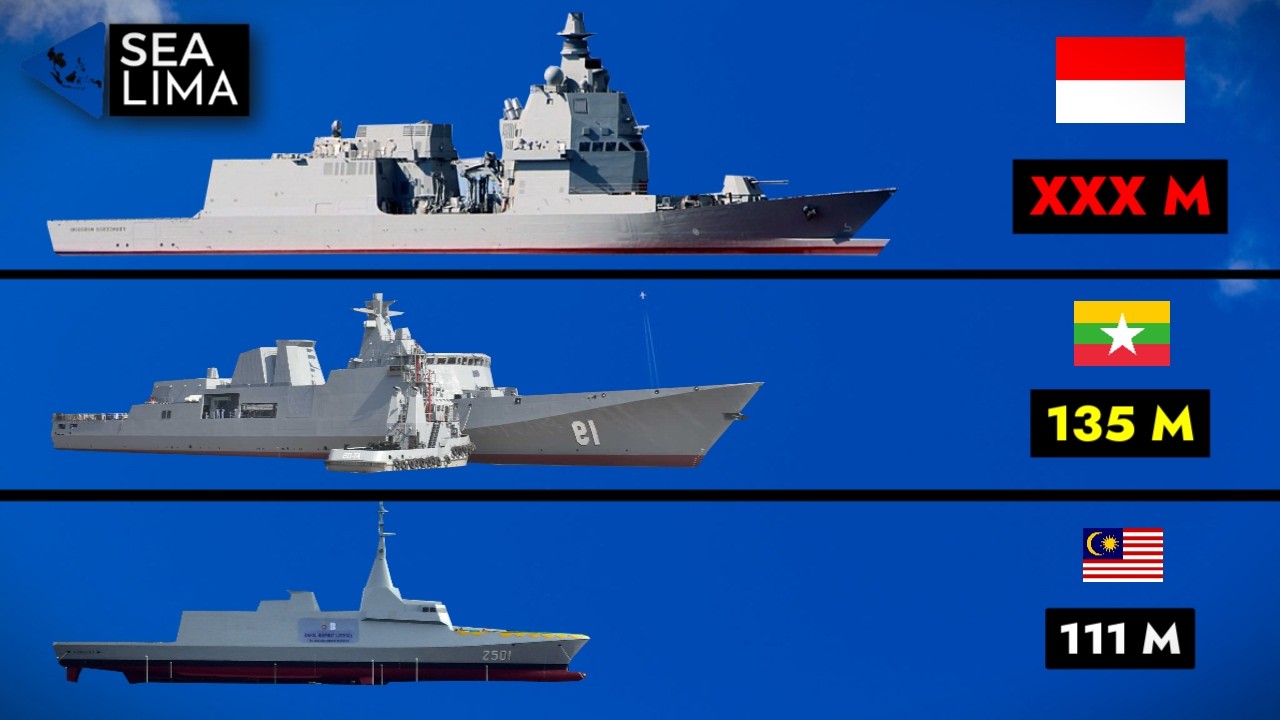 5 Kapal Fregat TERBESAR di Asia Tenggara 2025