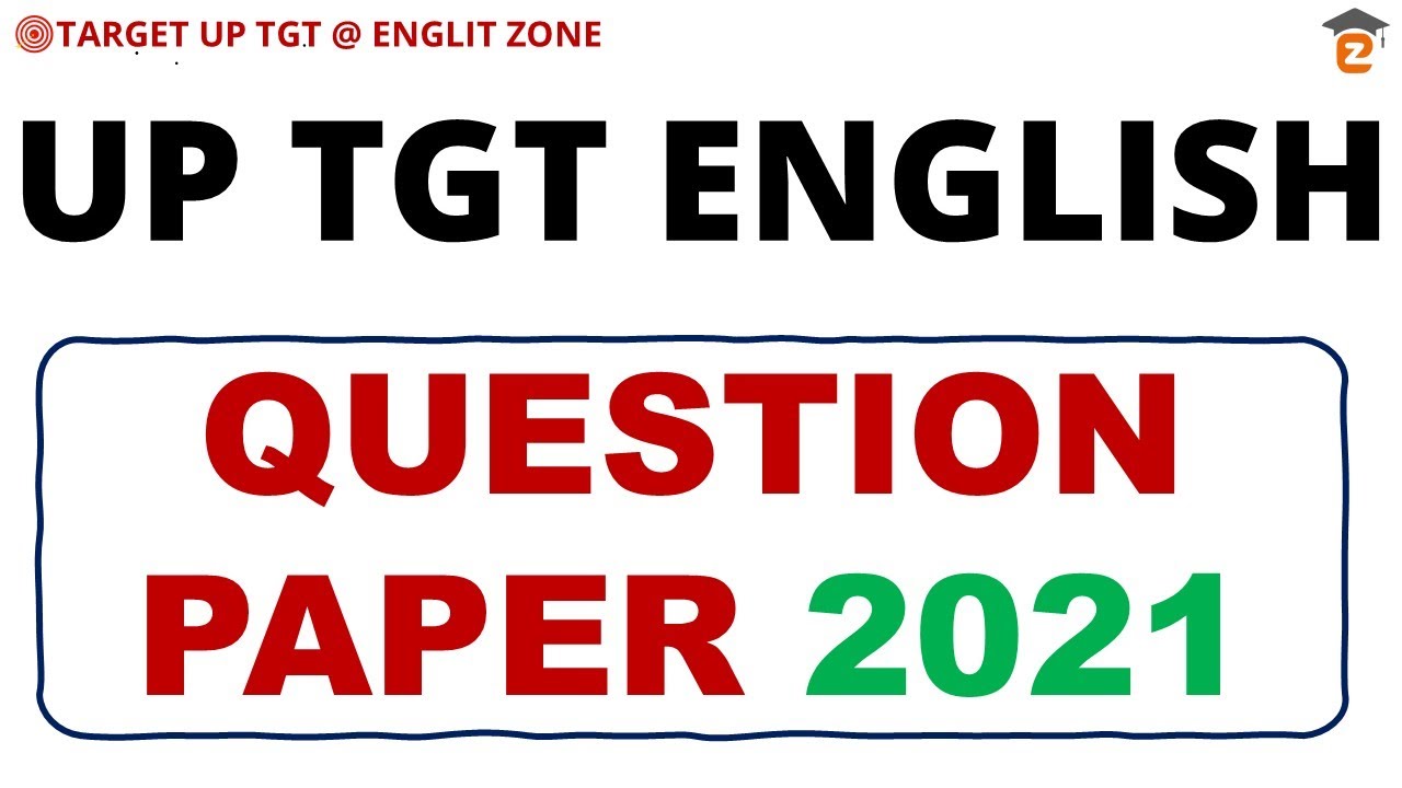 Practice Set for UP TGT English || UP TGT ENGLISH PAPER || MCQ ON UP TGT ENGLISH Question Paper