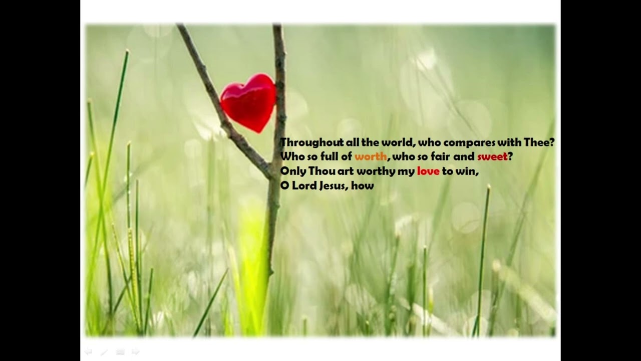 Jesus Lord My Best Love Thou Art