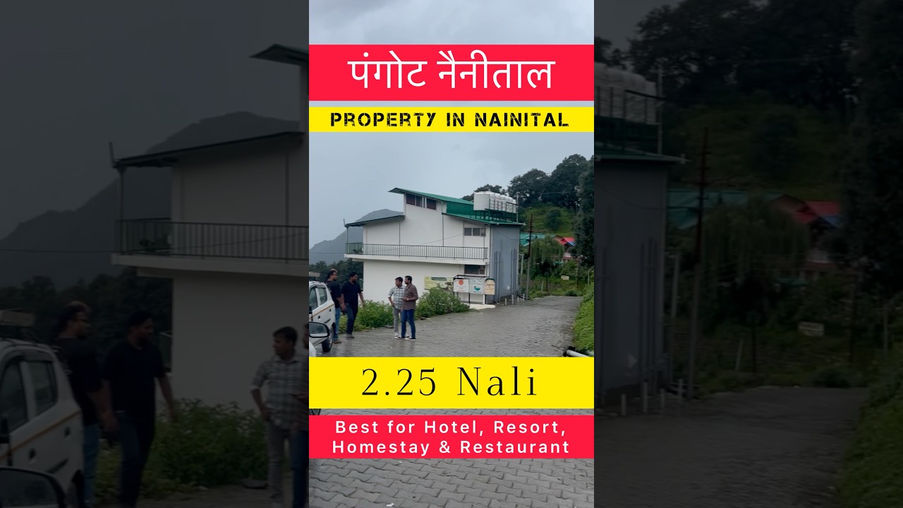 2.25 Nali Land for Sale in Pangot (Property in Nainital)-Best for Hotel Homestay Resort & Restaurant