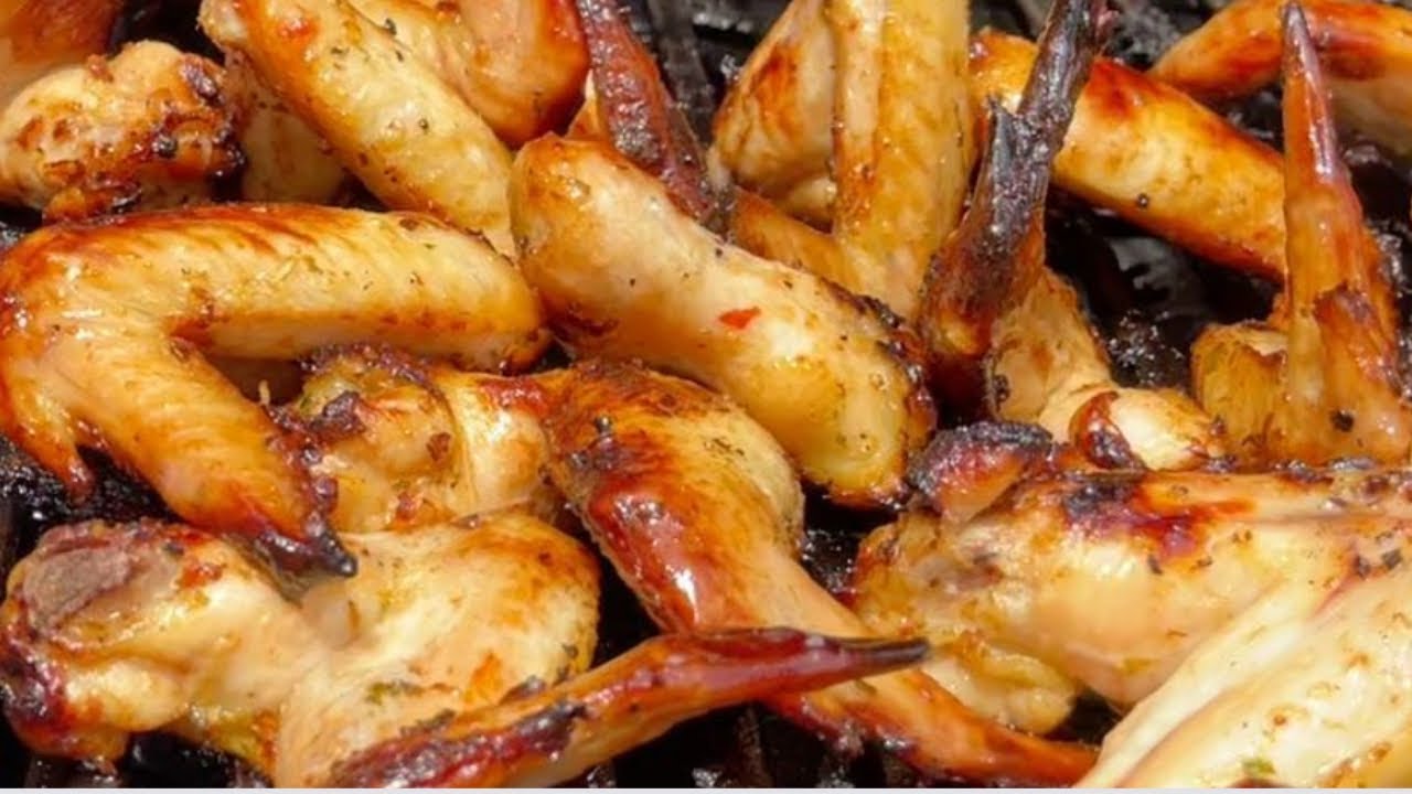 Простой рецепт вкуснейших куриных крылышек-гриль/Cong Thuc Lam Canh Ga Nuong BBQ