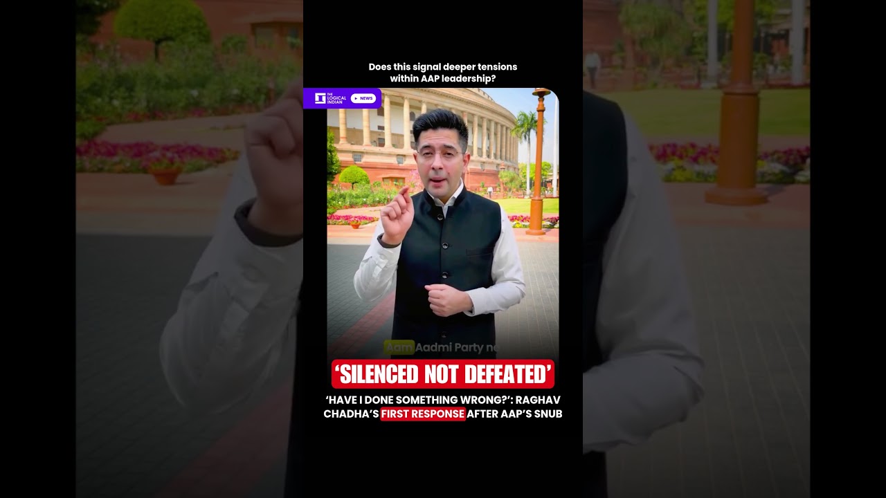 &lsquo;Have I done something wrong&rsquo; Raghav Chadha&rsquo;s First Response After AAP&rsquo;s Snub