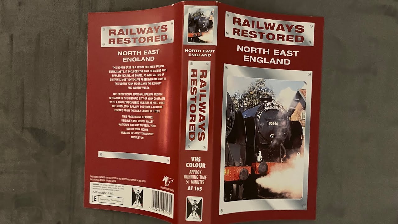 Railways Restored: North East England (1992 VHS UK)