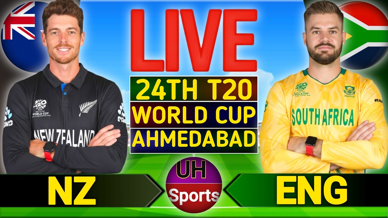 🔴 Live: NZ vs SA Cricket Live Match Today, World Cup Score Commentary New Zealand v South Africa, SA