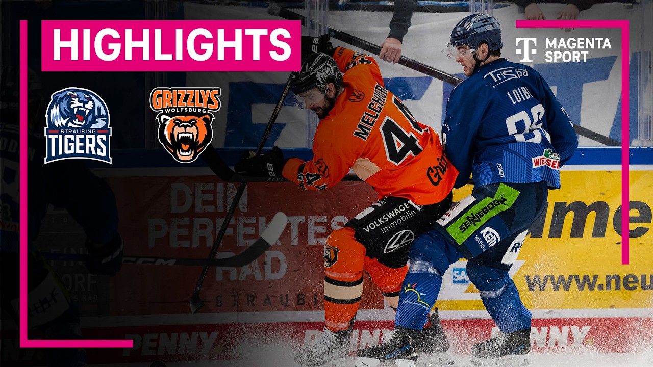 Straubing Tigers - Grizzlys Wolfsburg | PENNY DEL | MAGENTA SPORT